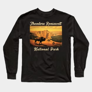 Theodore Roosevelt National North Vintage Dakota Long Sleeve T-Shirt